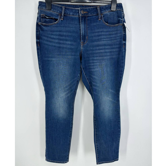 Old Navy Denim - NWT Old Navy Mid-Rise Pop Icon Skinny Jeans Dark Wash Women's Sz 14 Petite